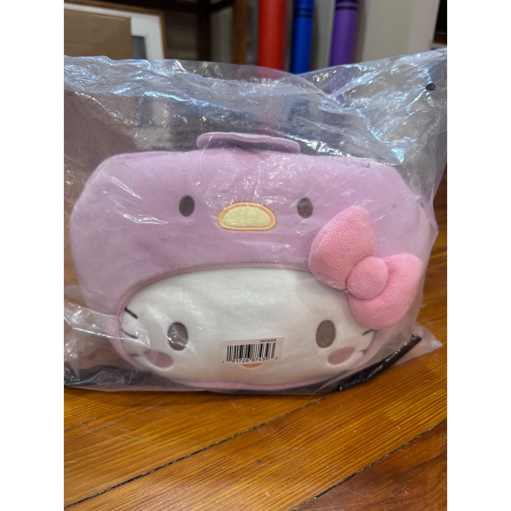 Hello Kitty and Friends Easter Basket Plush Purple Kuromi Hood Sanrio